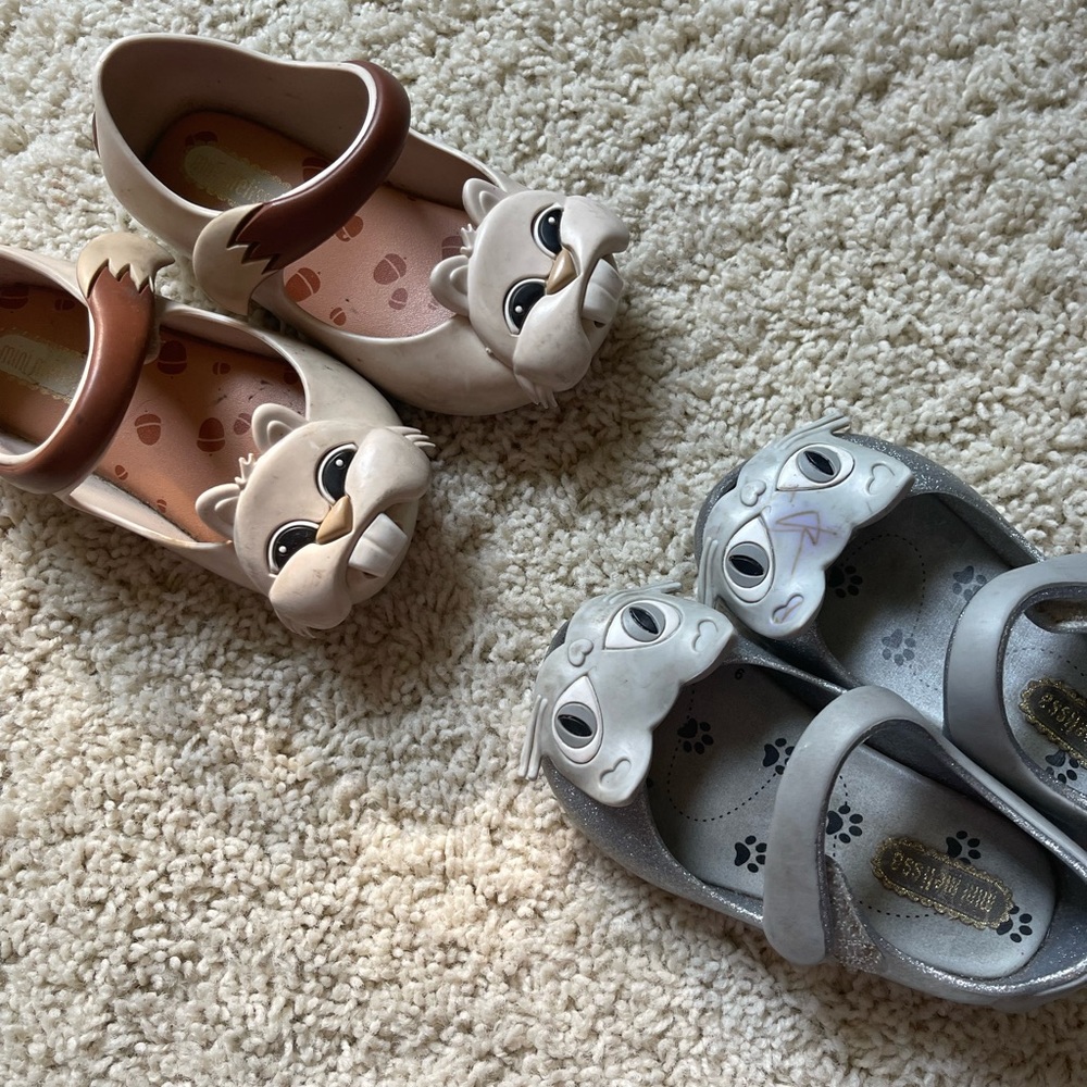 Two pairs of Mini Melissa